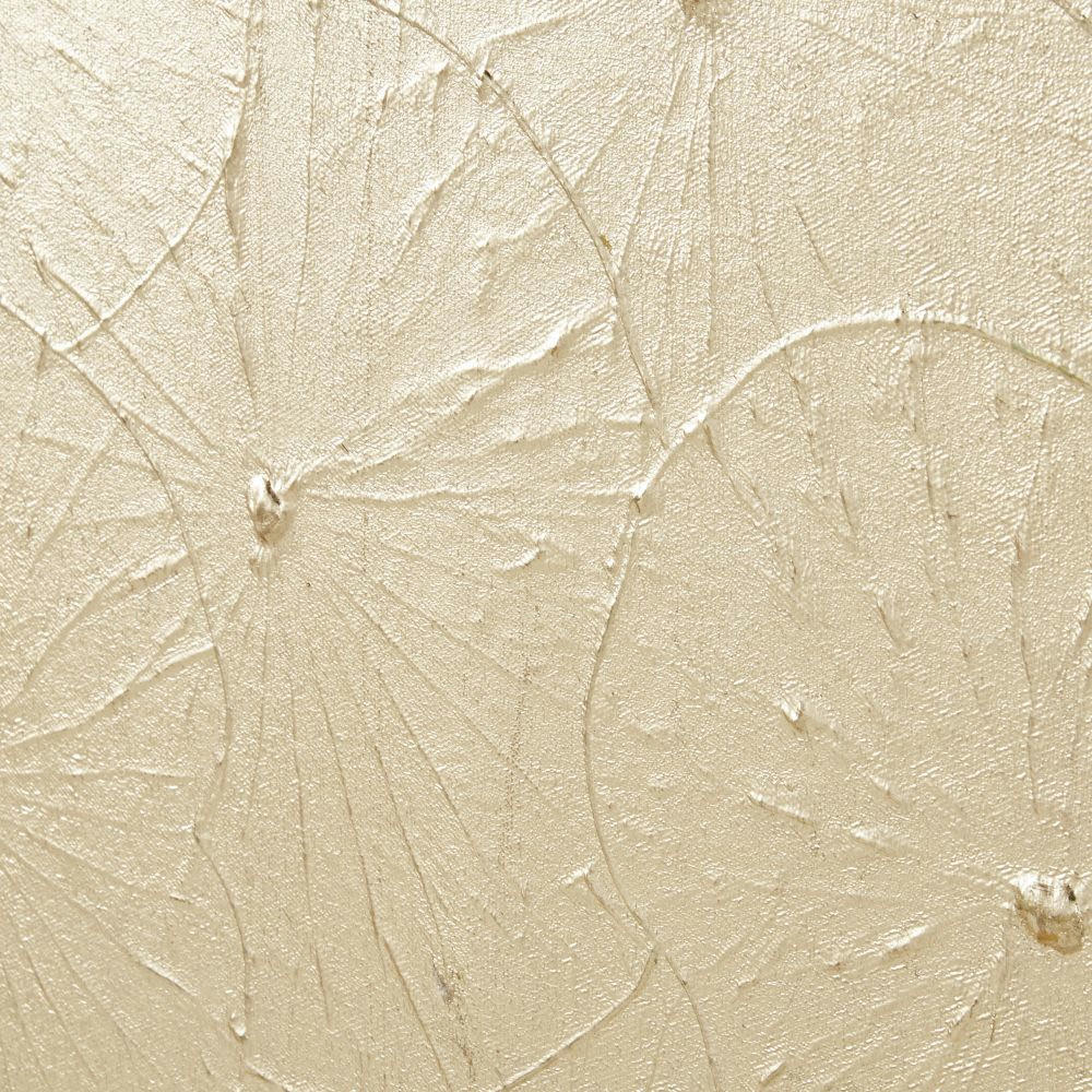 PESINA - Toile abstraite dorée 91x131