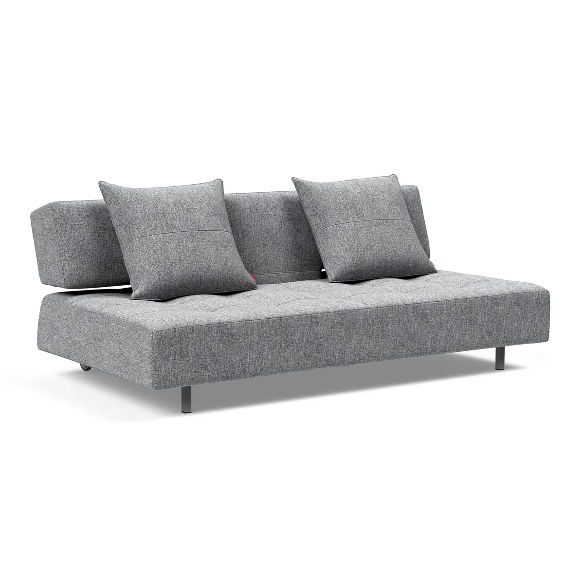 Innovation Living - Long Horn Deluxe Excess Schlafsofa, 210 x 114 cm, granitgrau (565 Twist)