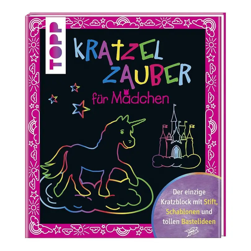 Bastelset 2-teilig Kratzelzauber