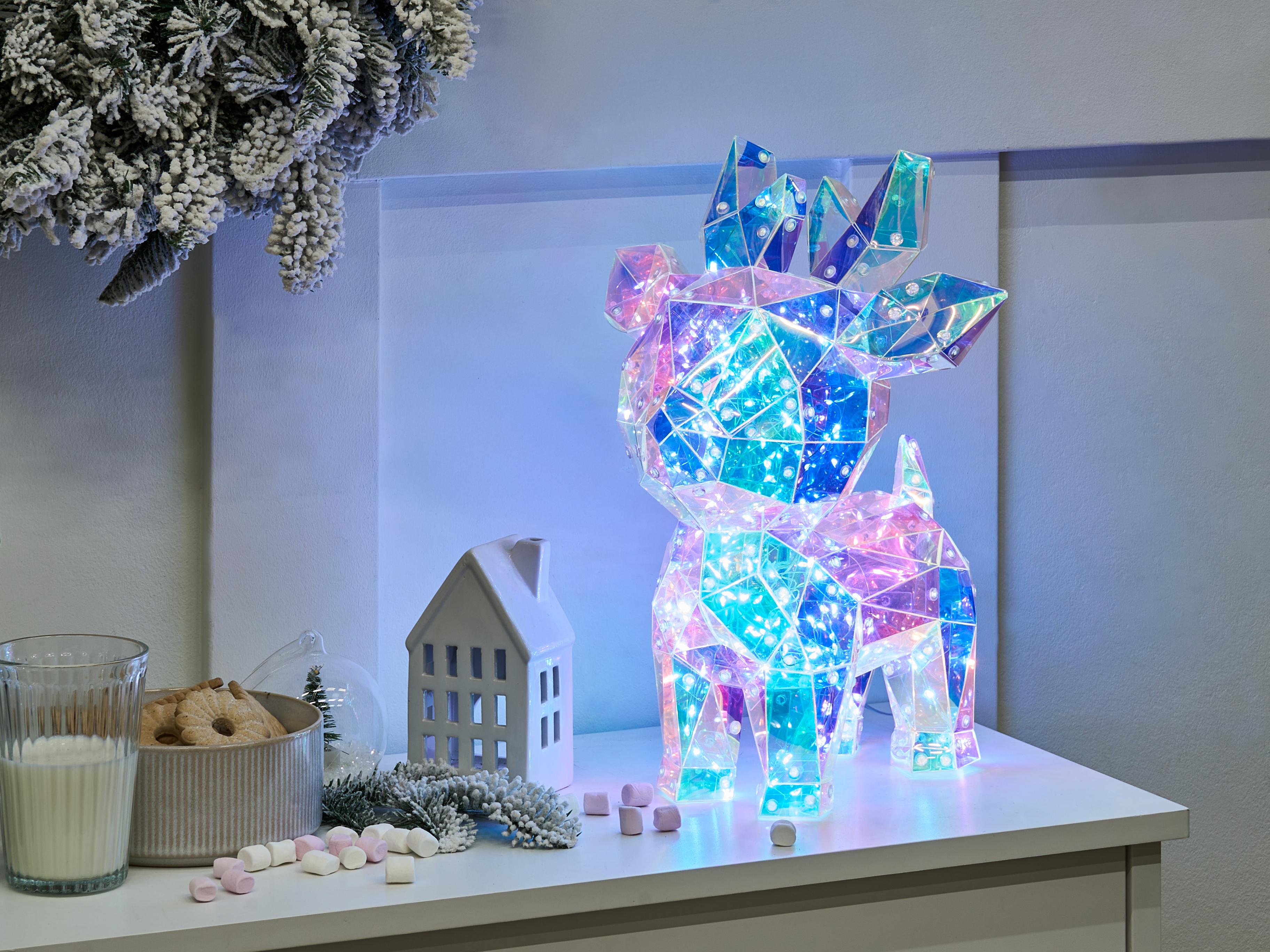 LED Decoration PIENI Reindeer 35 cm Multicolour