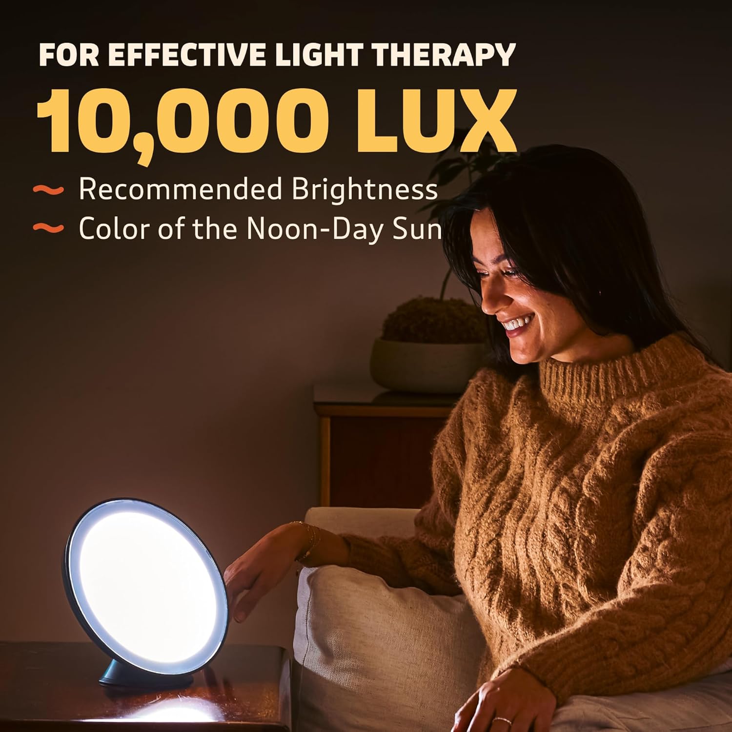 Circadian Optics Lampu Light Therapy Desk Lamp | As Seen On Shark Tank | 10,000 LUX UV-Free Full-Spectrum LEDs | Powerful & Large Light Panel | Sunlight Lamp for Seasonal Blues, Focus, Energy & Sleep