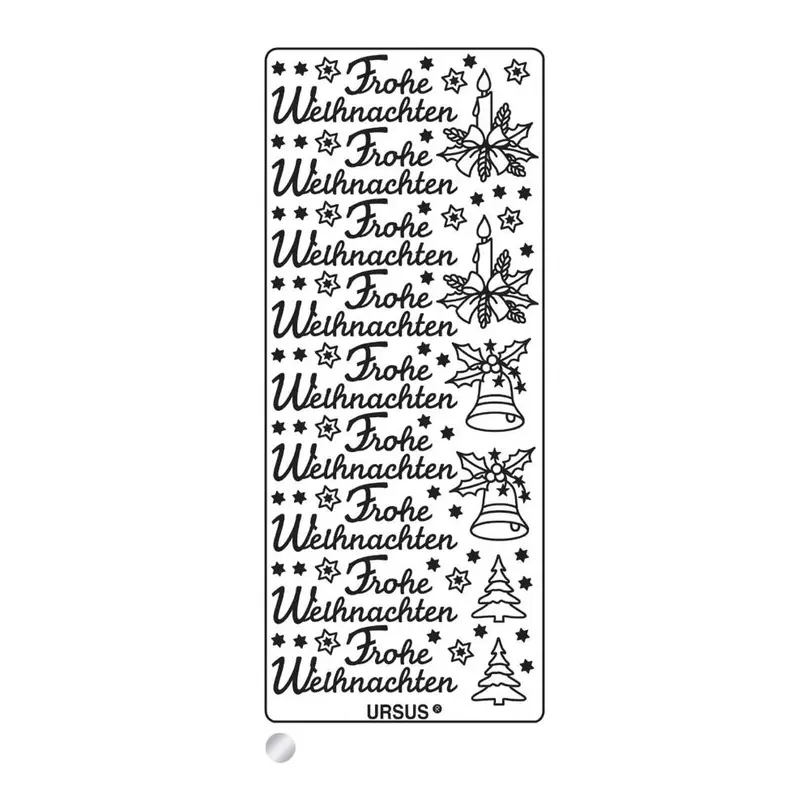 Sticker Frohe Weihnachten