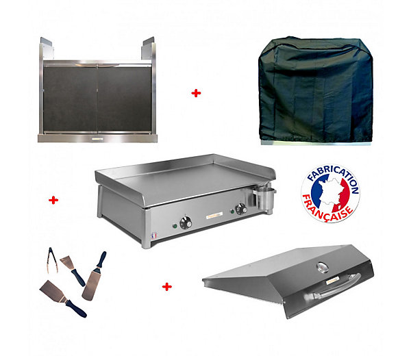 Pack plancha électrique ANTHEA E650   Meuble complet - PLANCHAELEC