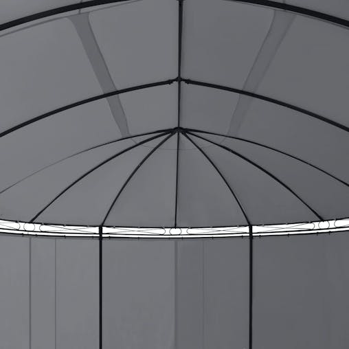 NNEVL Gazebo with Curtains 520x349x255 cm Anthracite