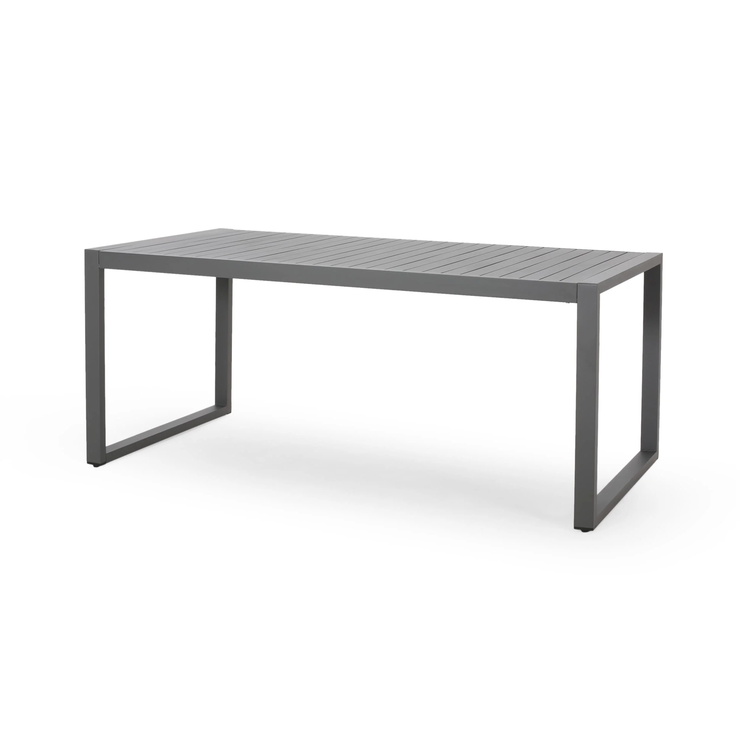 Navan Modern Aluminum Outdoor Dining Table by Christopher Knight Home - 70.00 L x 35.00 W x 30.00 H