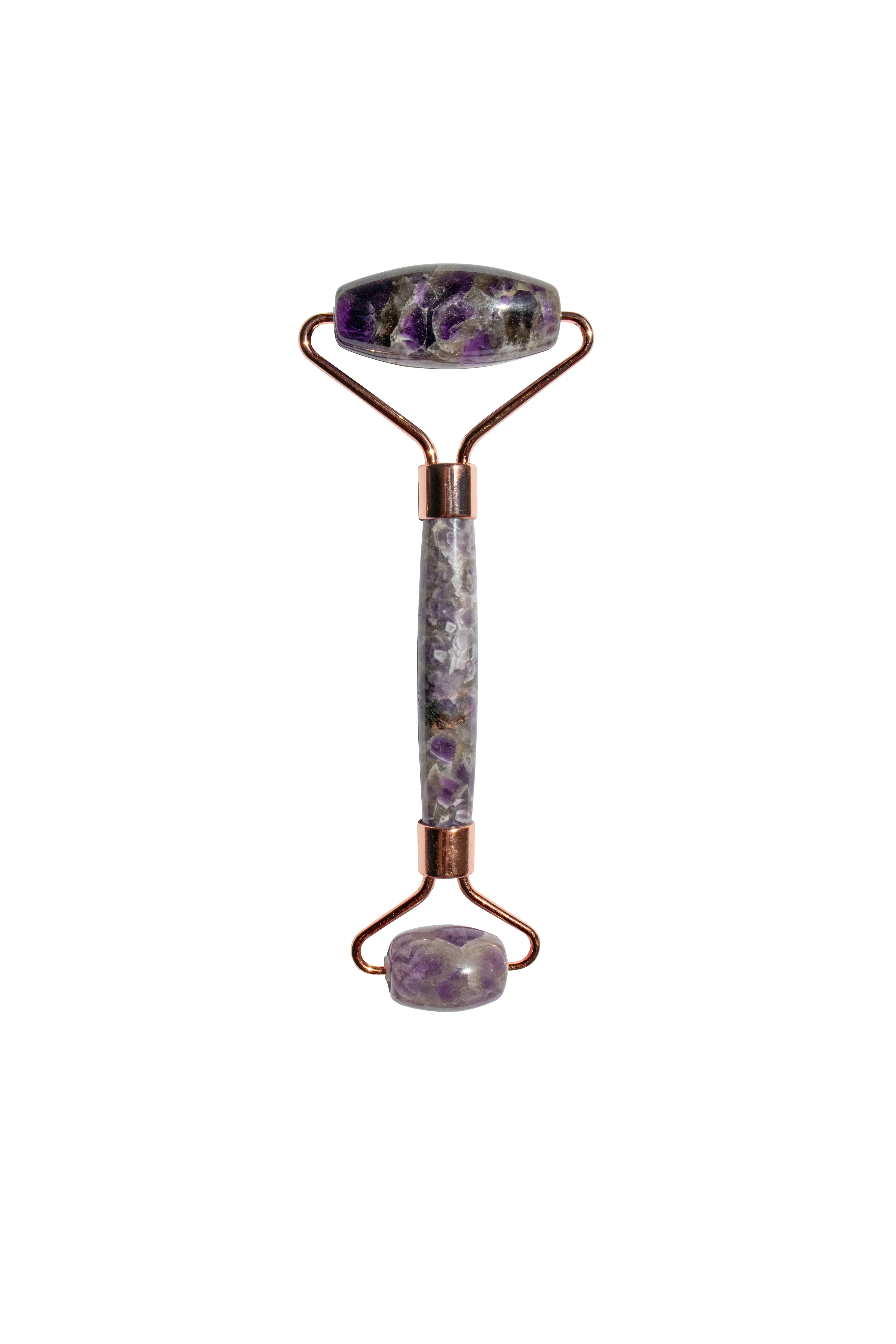 Jade Stone Face Roller in Purple
