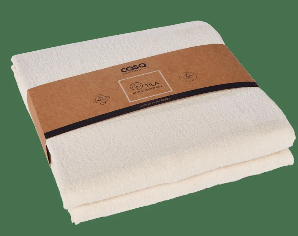 Nappes^CASA TILA Nappe Blanc Cassé