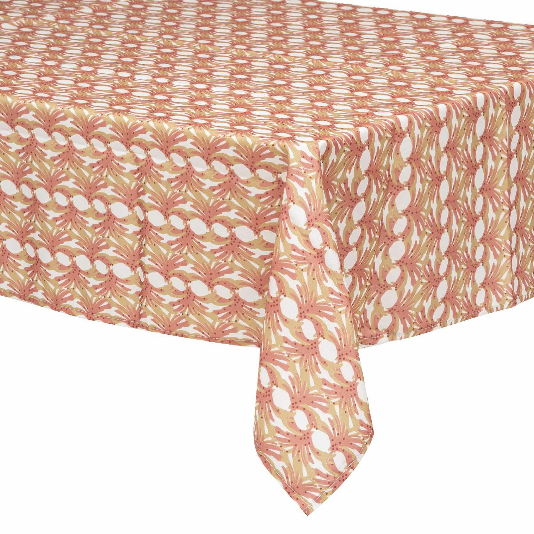- Nappe anti-tâche imprimée exotique polyester multicolore 140x240 cm