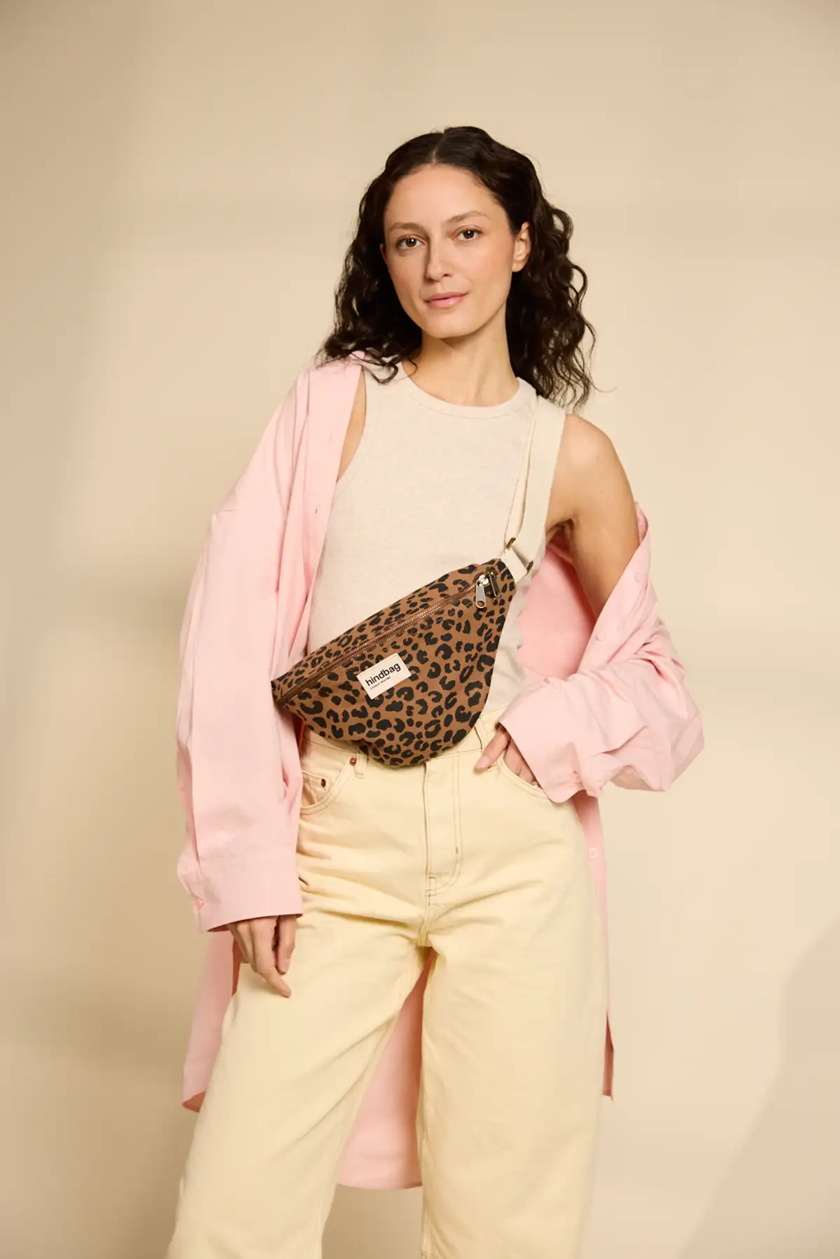 Sac banane Olivia Léopard cannelle
