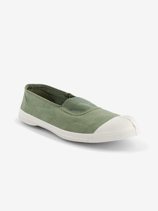 Tennis elastique femme sauge