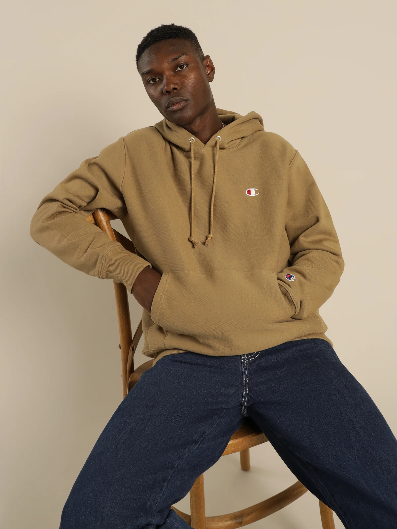 Reverse Weave Hoodie
