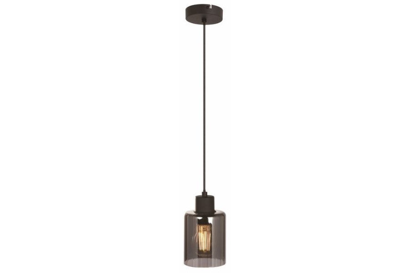 Lampa wisząca czarna Valerie 1xE27x40W wym: 120x10x10 cm Reality