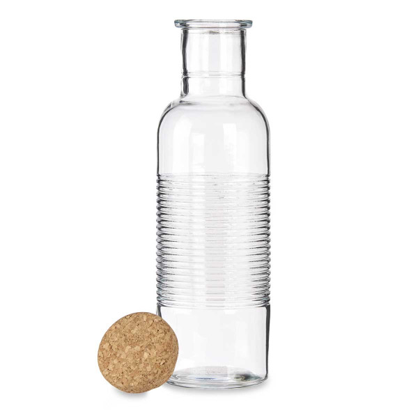 Szklana karafka z korkiem, 1070 ml