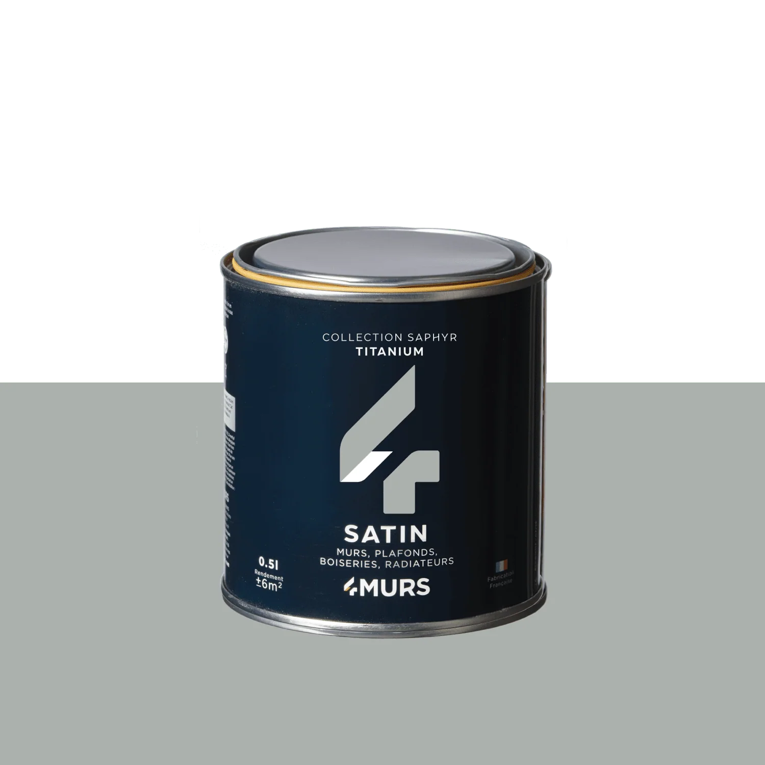 Saphyr Peinture Finition Peinture titanium Satiné 0,5 L