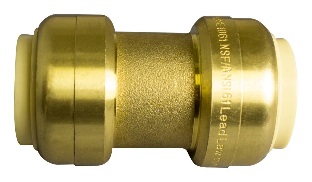 Push N’ Connect Straight Coupling, 3/4-in
