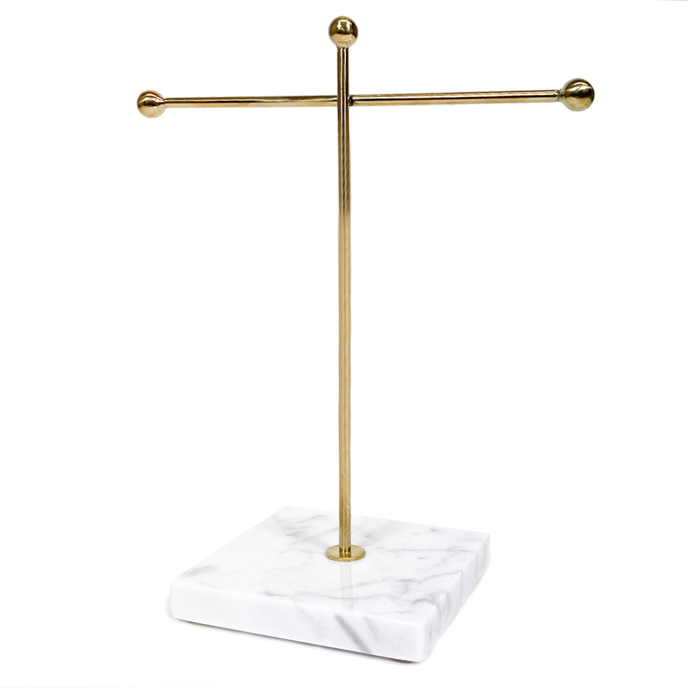 LYVION Sieradenstandaard - Goud en marmer