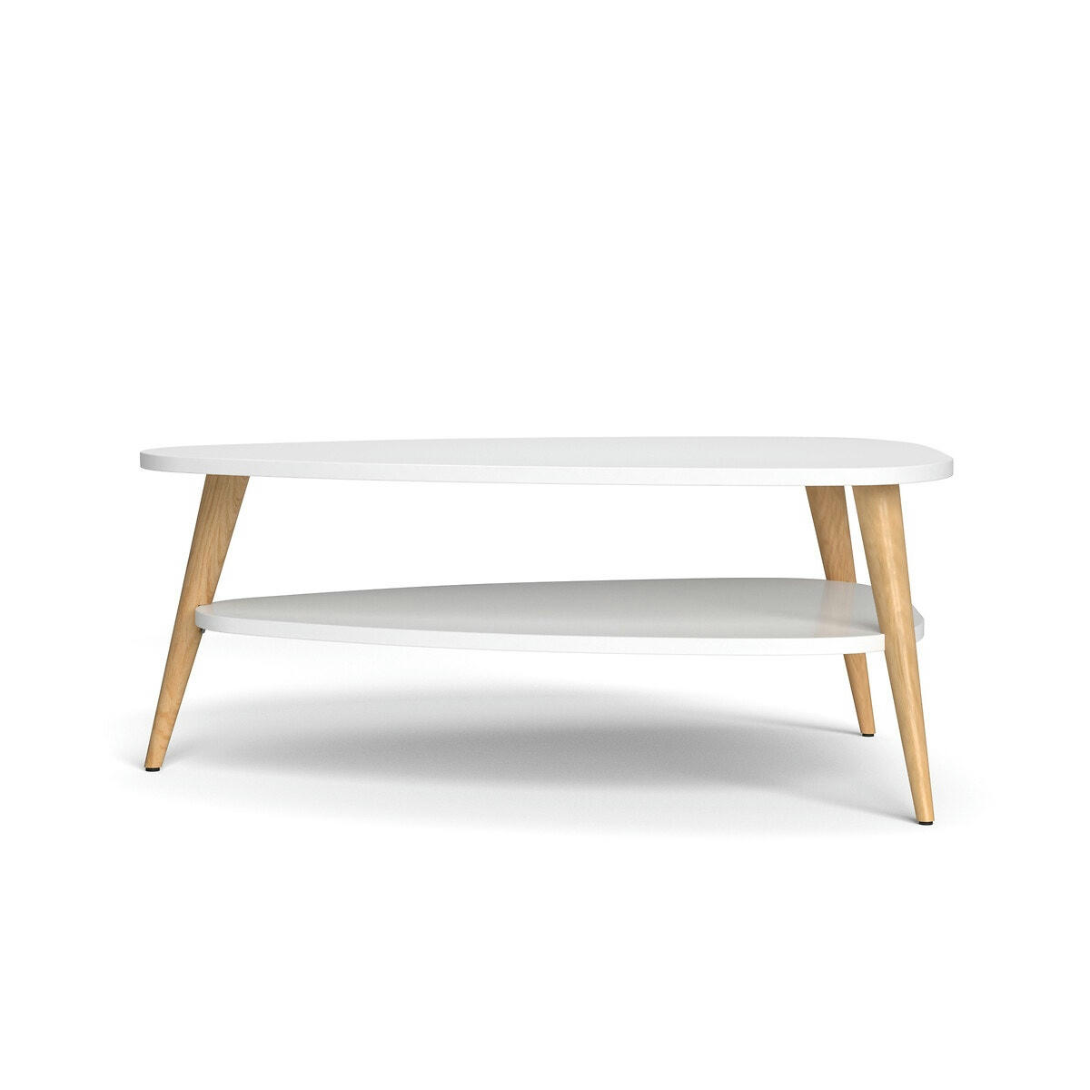 Table basse vintage double plateau, Jimi