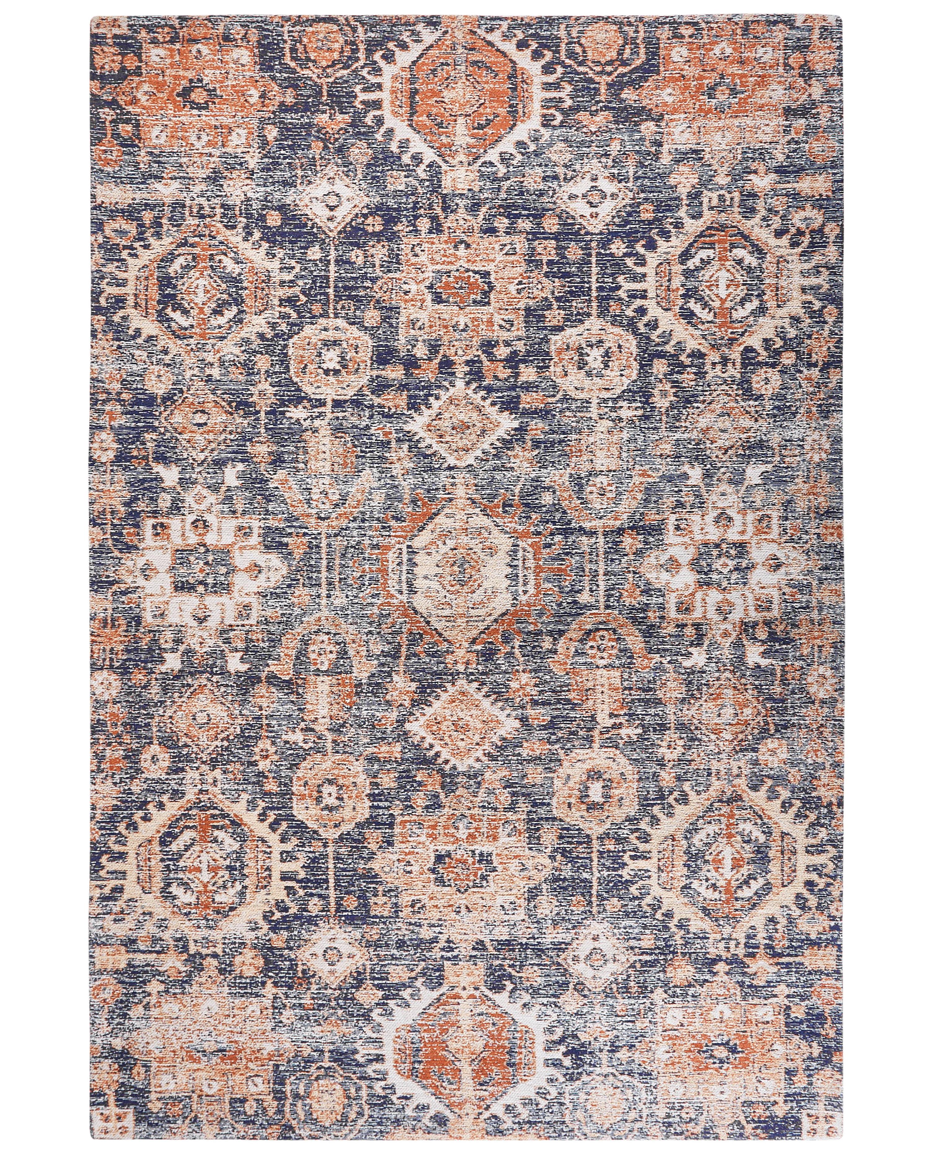 Rug KURIN Blue 140 x 200 cm Cotton