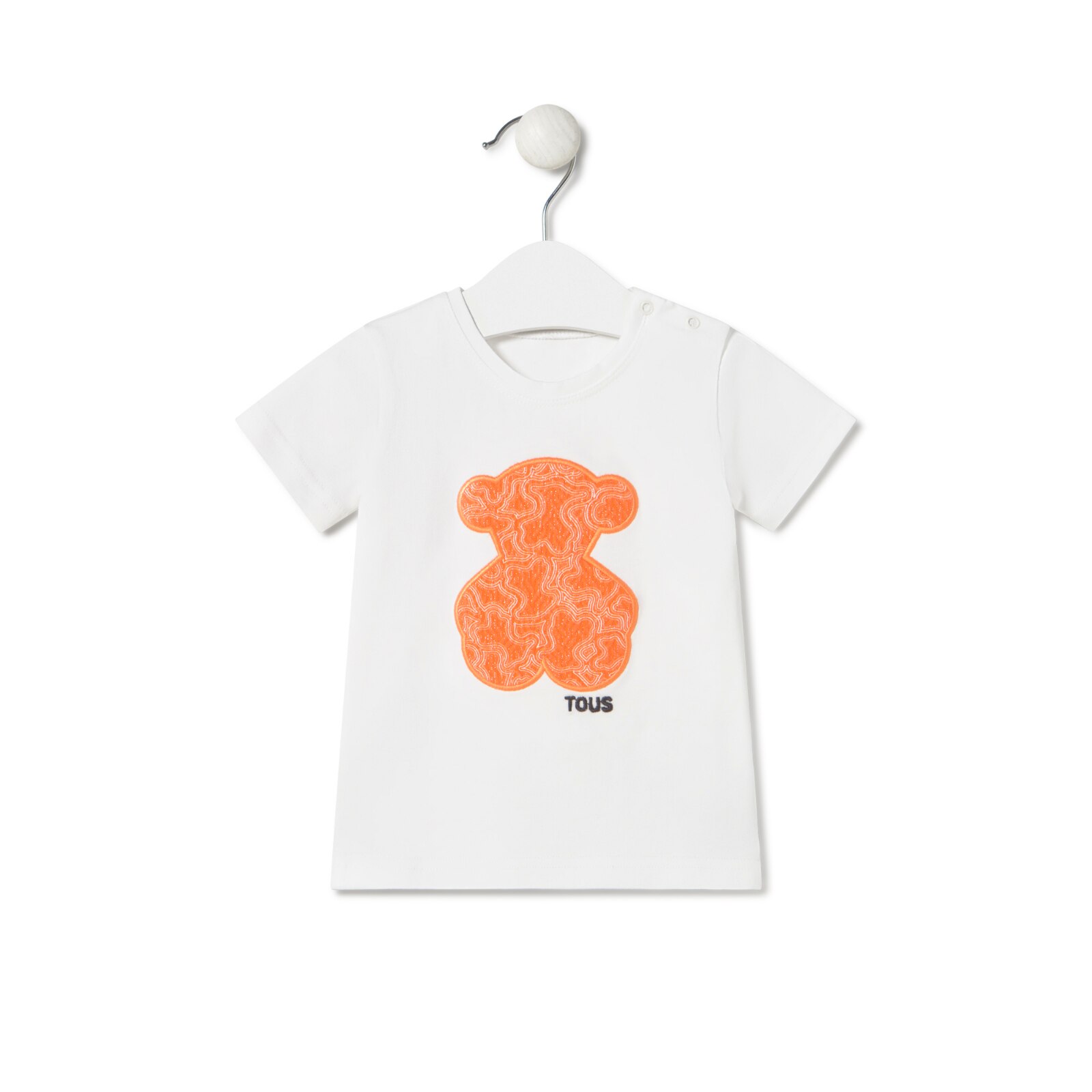 Camiseta de playa de niña MKaos naranja