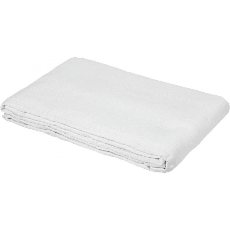 CHAMPSAUR - Dessus De Lit en Coton Blanc 180x250 cm