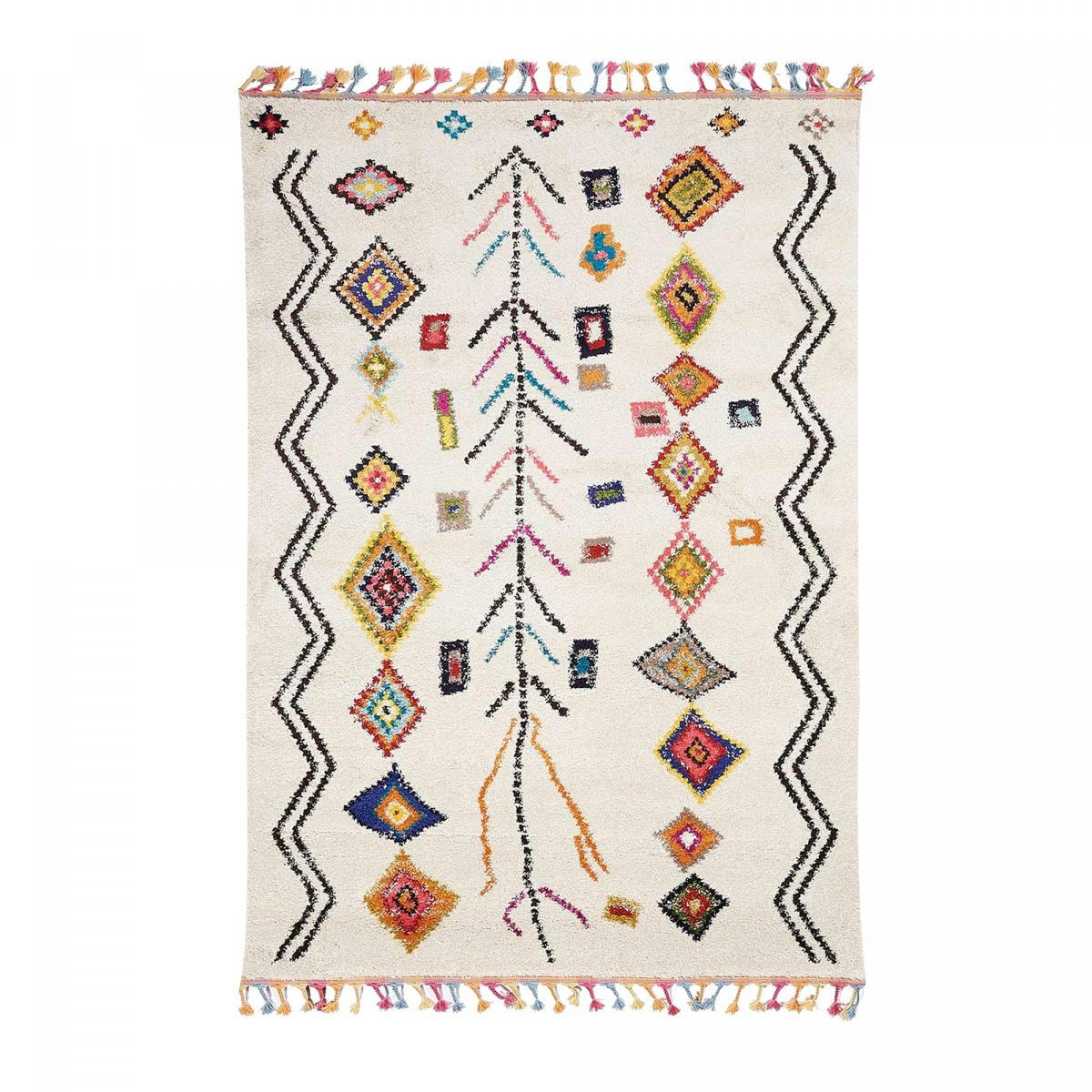 OURIKA MK 02 - Tapis berbère style multicolore 60x110