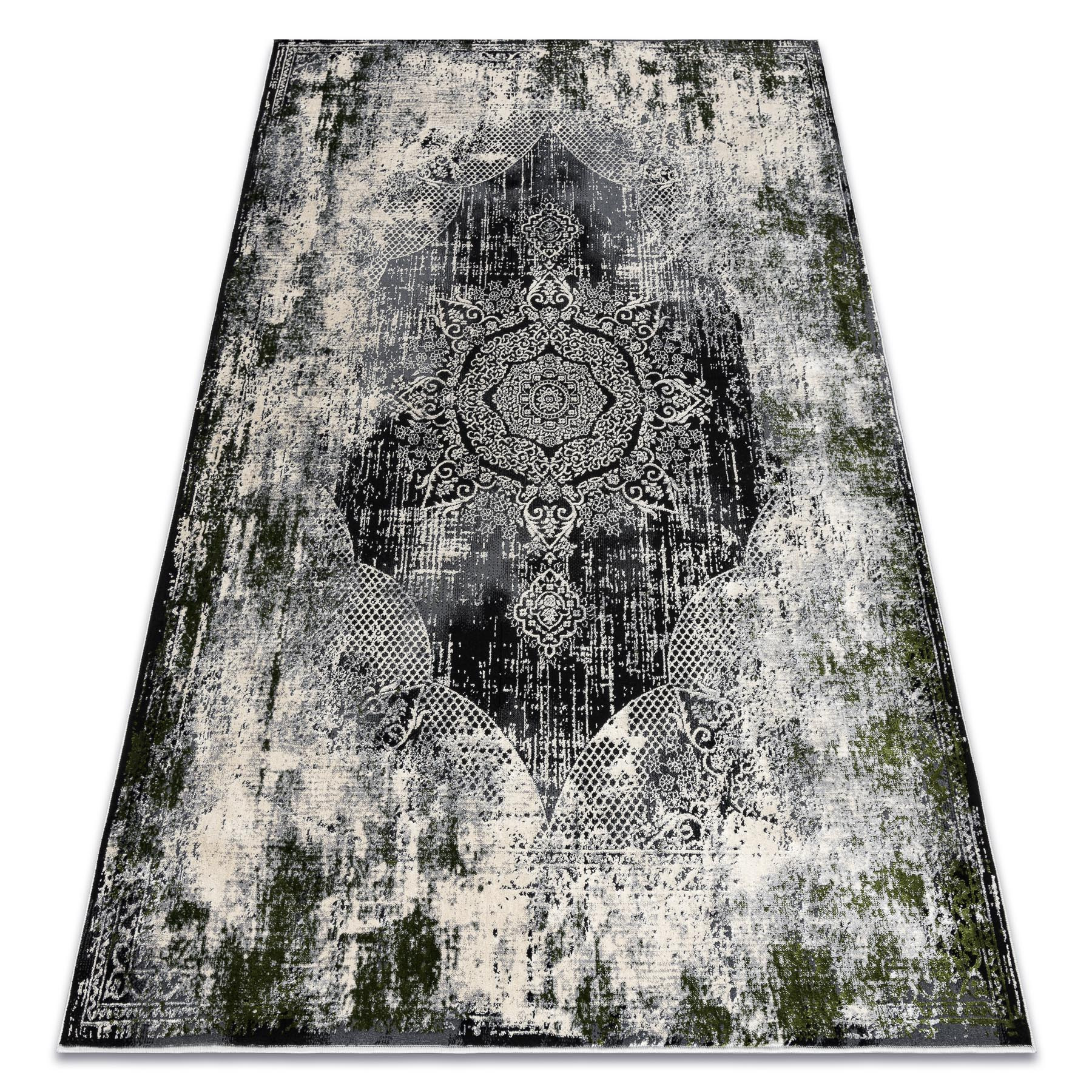 Dywan VINCI 1516 nowoczesny Rozeta vintage przecierany - 80x150 cm