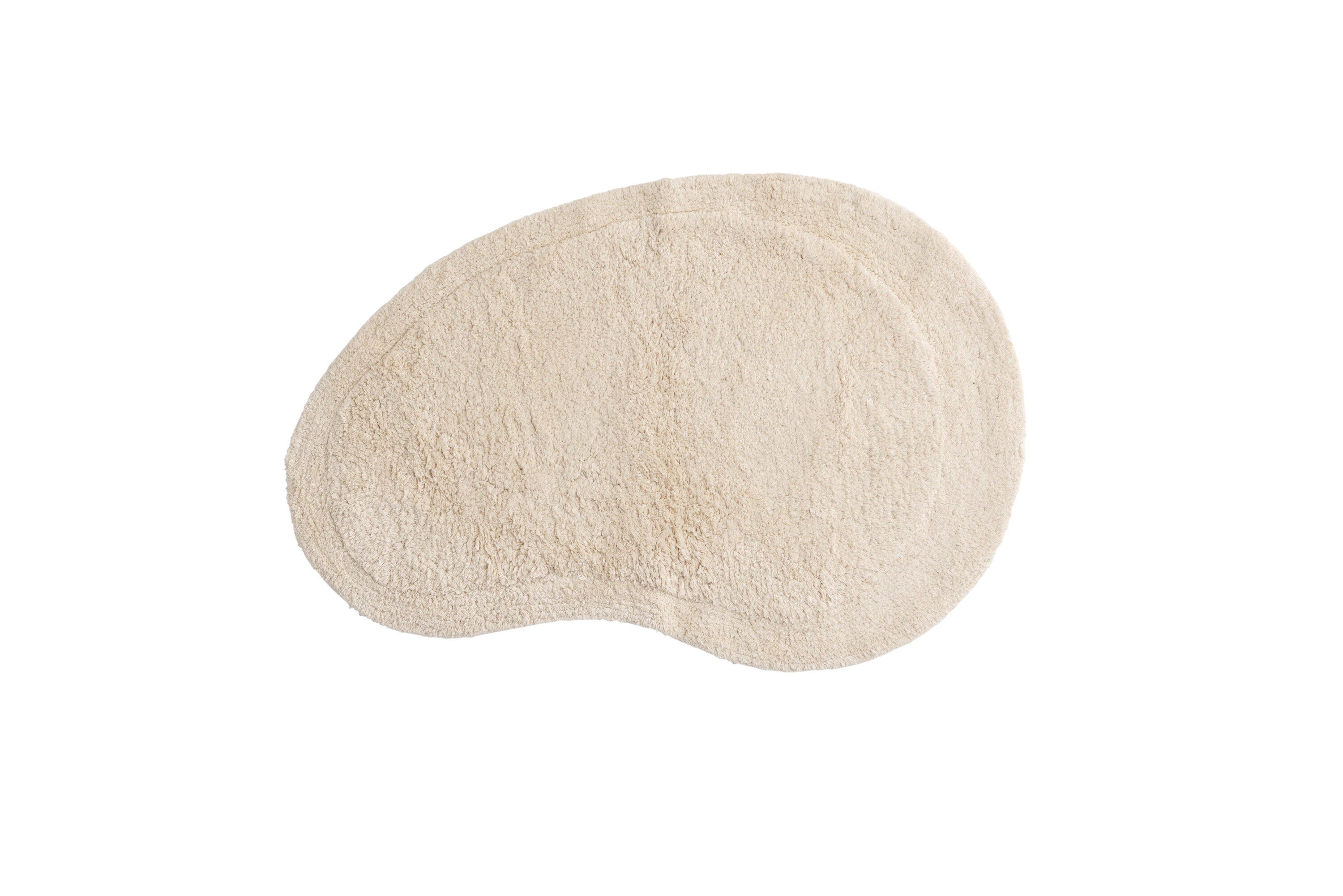 Rebellenclub Hemi Badmat Ovaal - Creme - 60x85cm