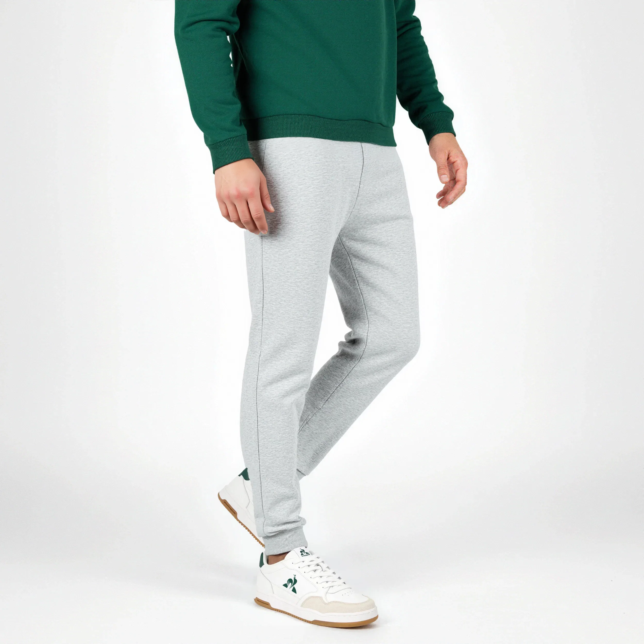 Pantalon Essentiel double face avec badge logo brodé