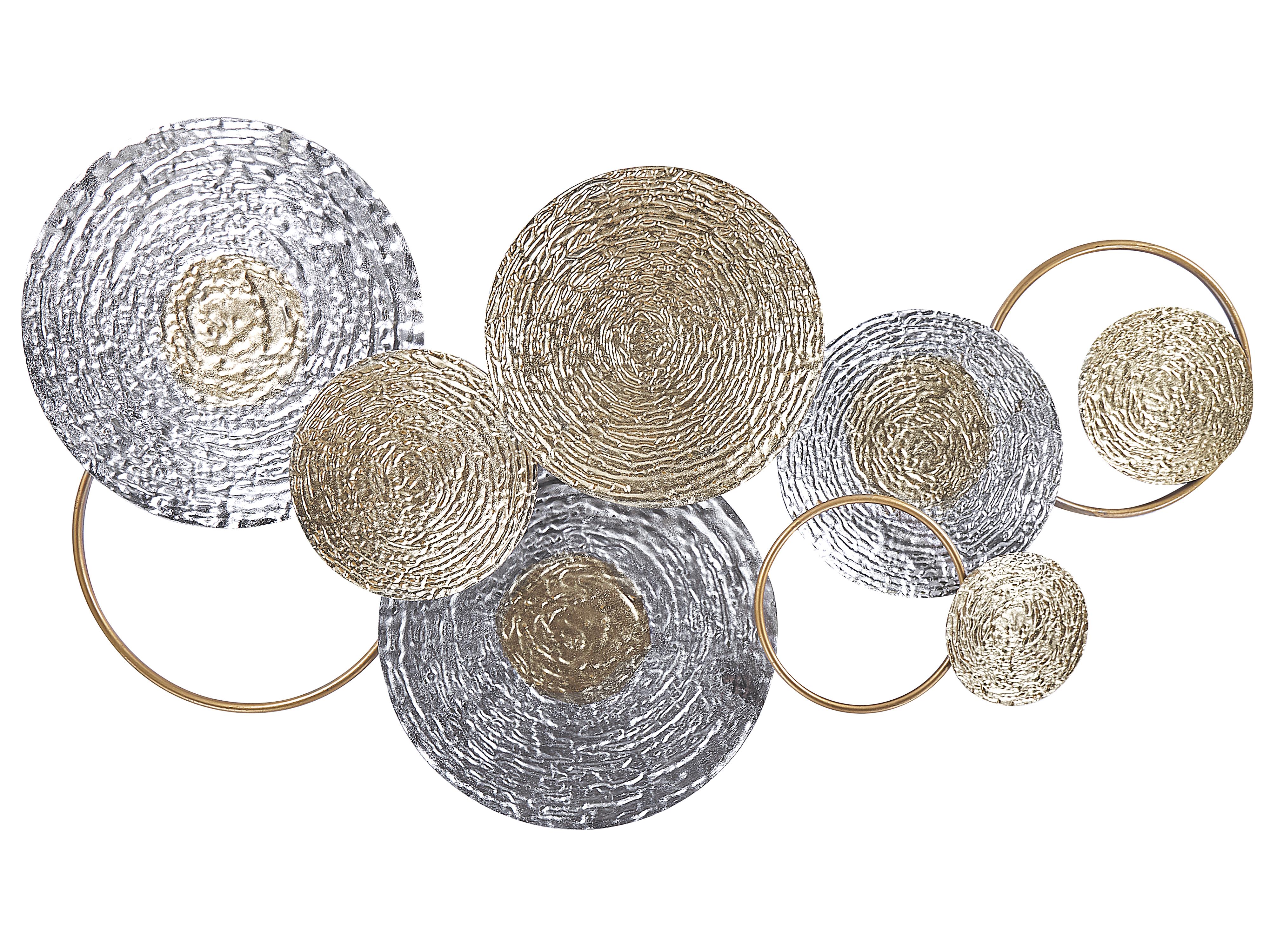 Wall Decor VANADIUM Metal 60 cm Gold