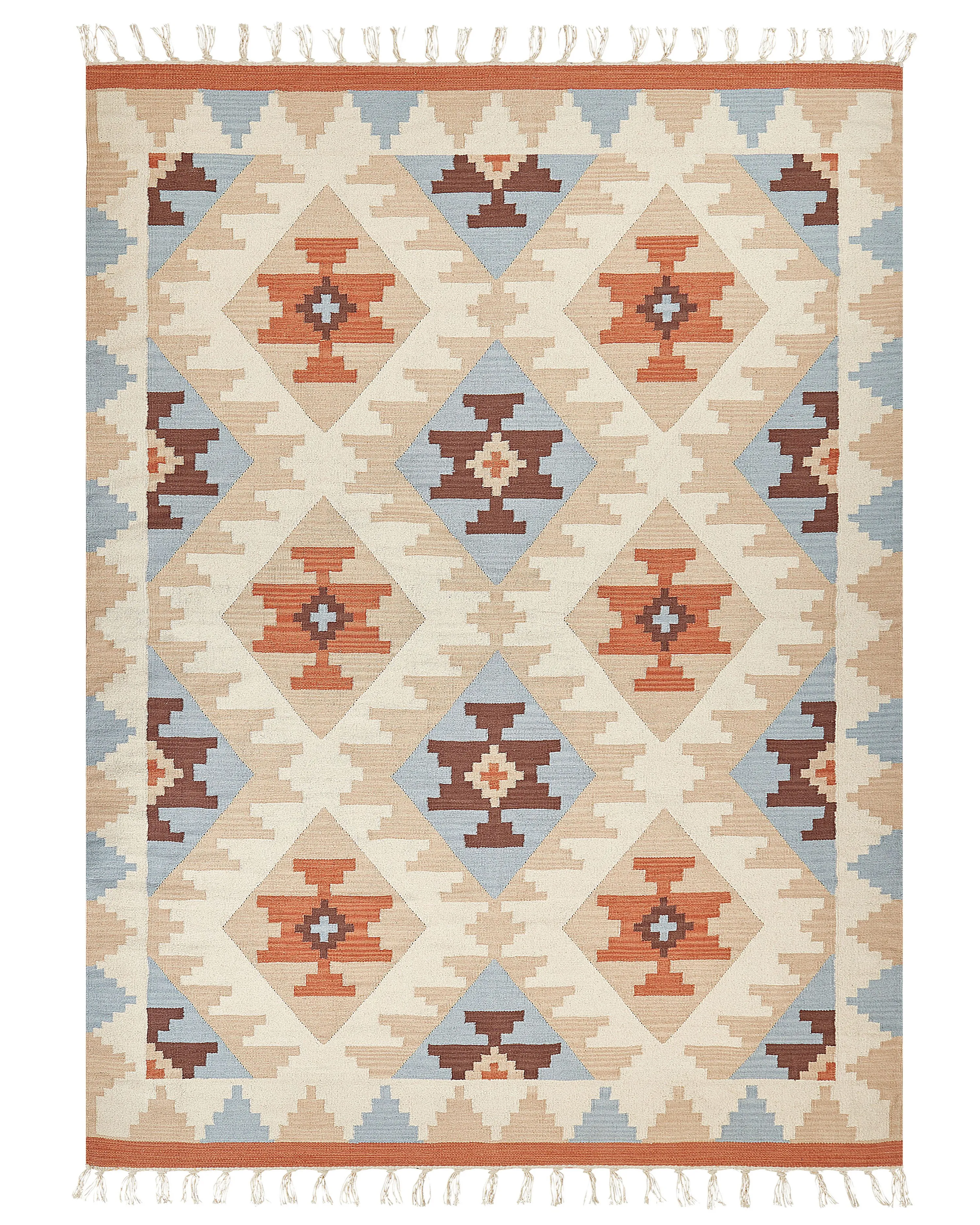 Rug DILIJAN Multicolour 160 x 230 cm Cotton Kilim