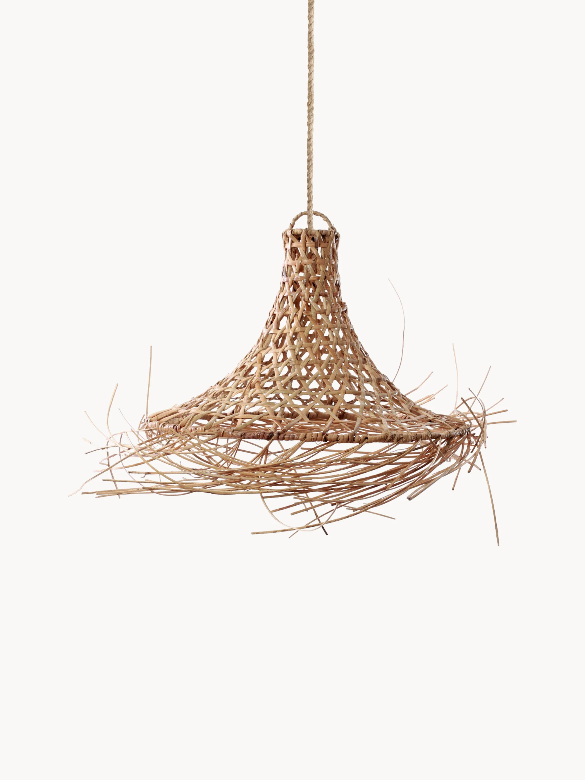 Rattan-Lampenschirm Mykonos, in verschiedenen Größen