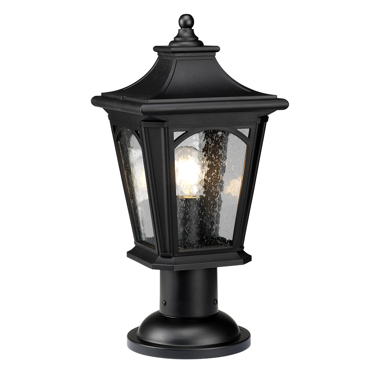 Lampa ogrodowa stojąca czarna Bedford wys:47 cm 1xE27x60W IP44 Quoizel