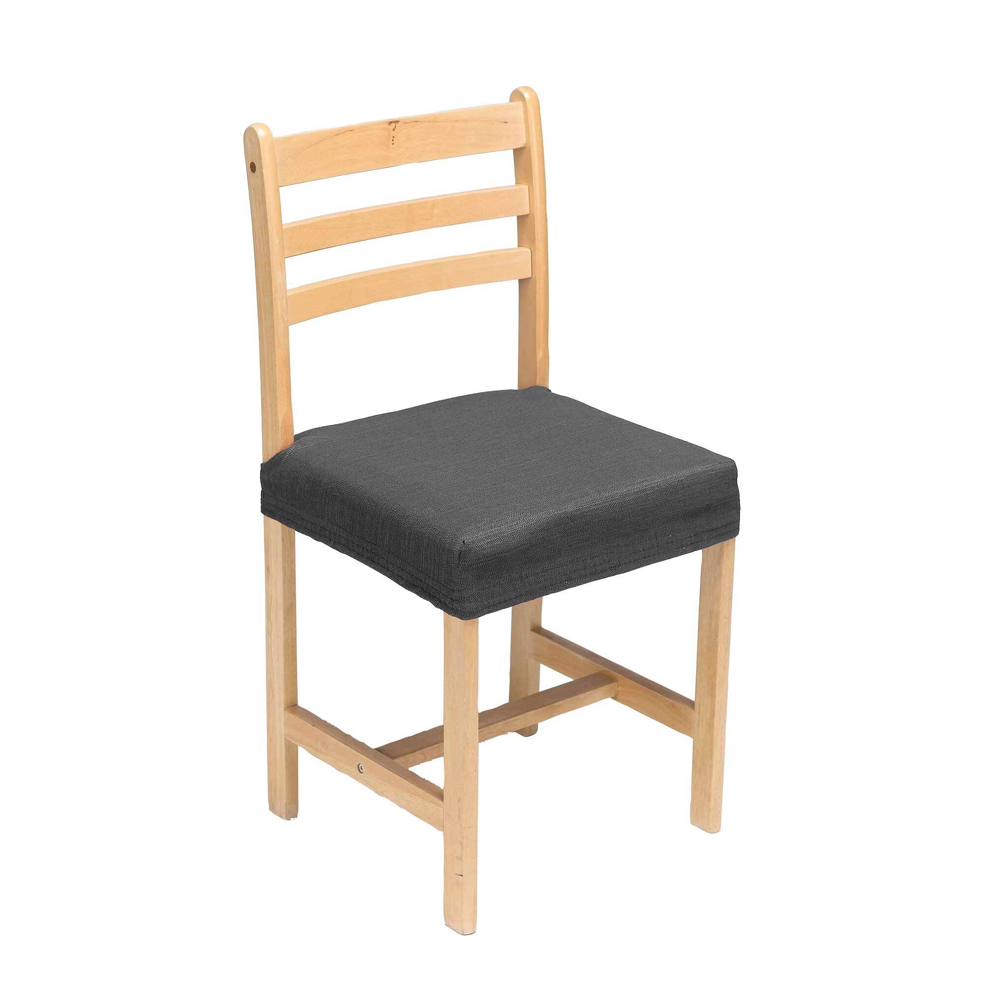 Housse chaise unie extensible - housse intégrale ou assise seule