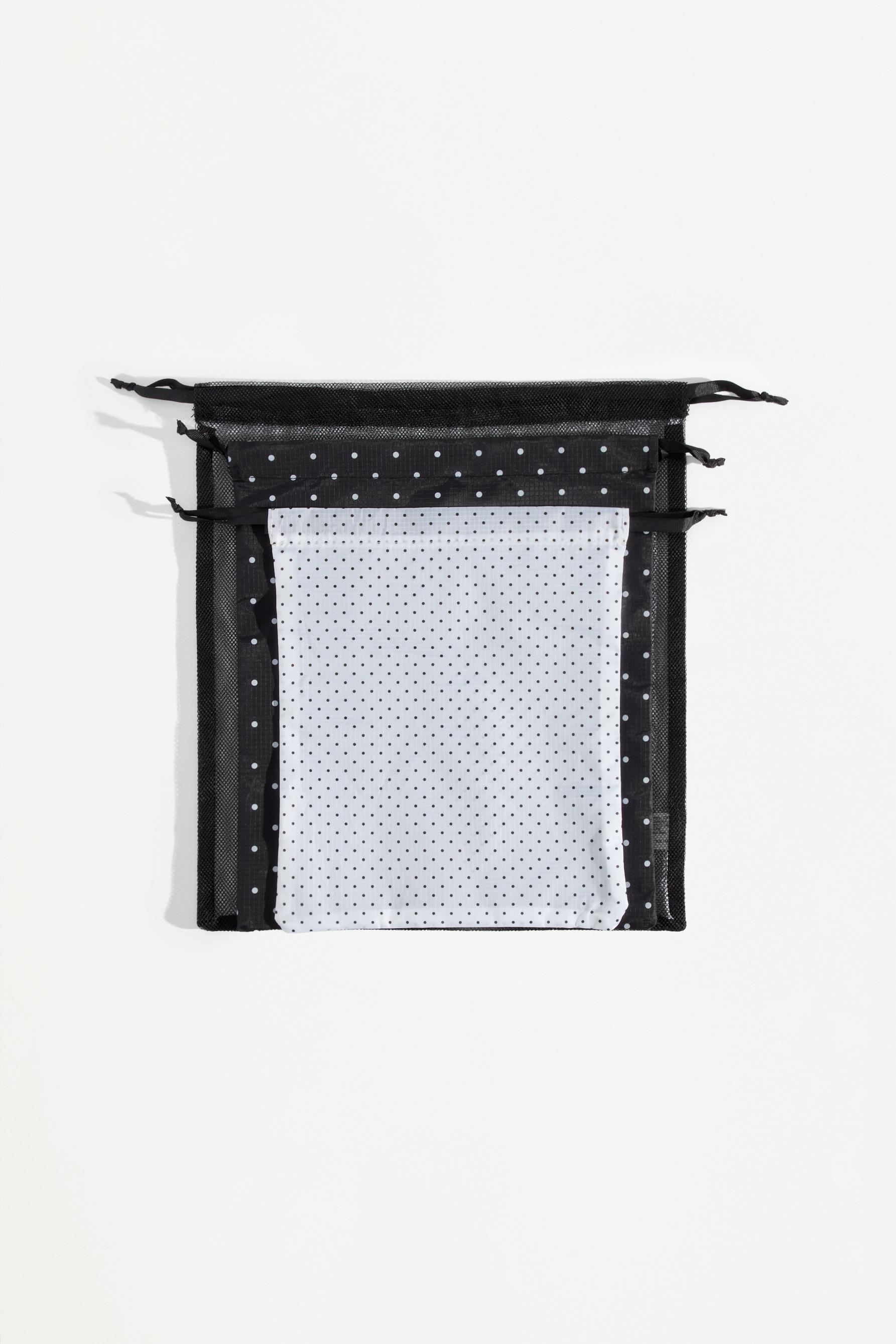 Set 3 bolsitas ajustables topos