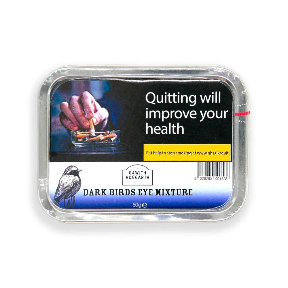 Gawith Hoggarth Dark Birds Eye Mixture Pipe Tobacco 50g Tin