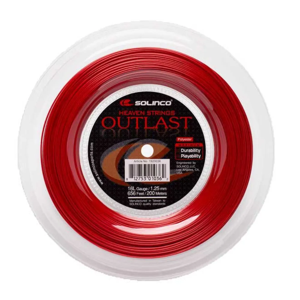 Solinco Outlast 16 200 m tennis reel string