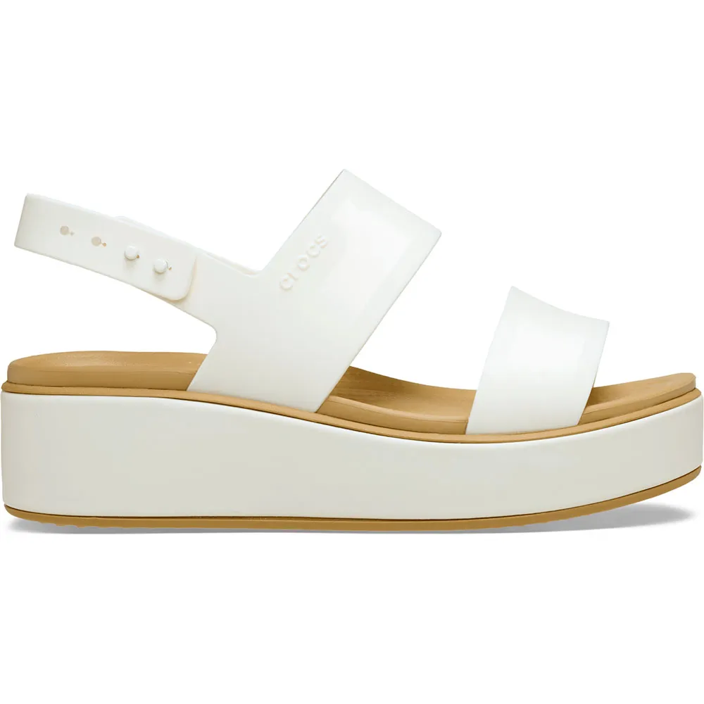 Crocs Brooklyn Matte Wrap Low wedge sandals