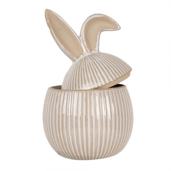 Pojemnik kuchenny kremowy Rabbit 10x10x16 cm