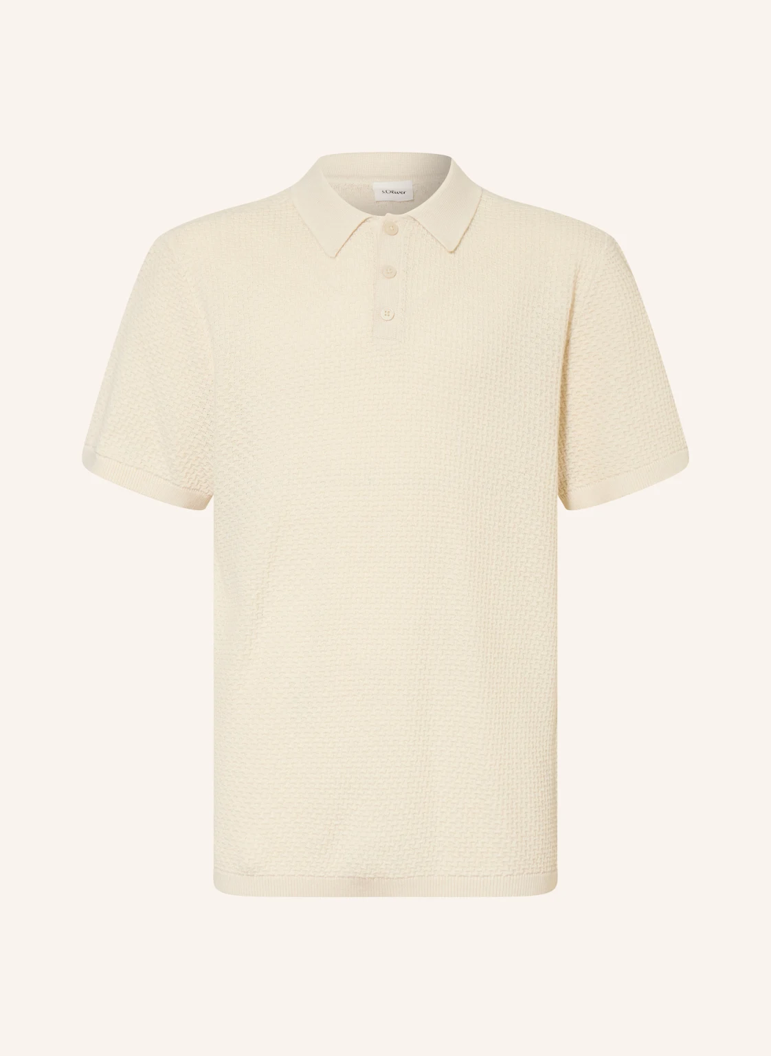 s.Oliver RED Strick-Poloshirt