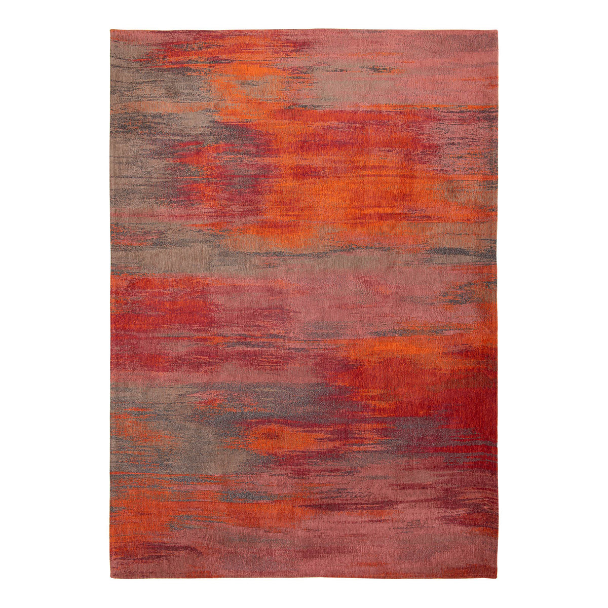 Louis De Poortere vloerkleed Hibiscus Red - rood - 170x240cm