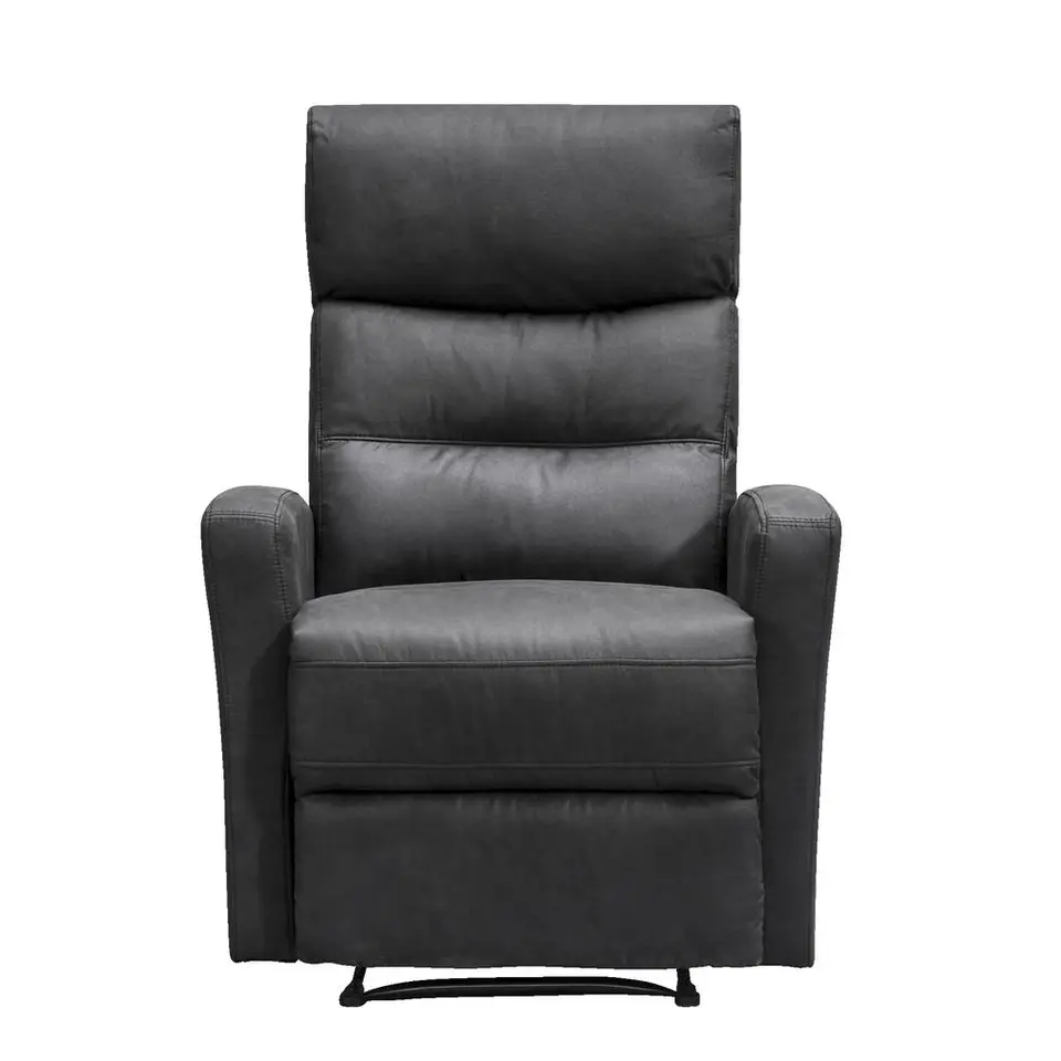 Relaxfauteuil Jackson - stof - zwart