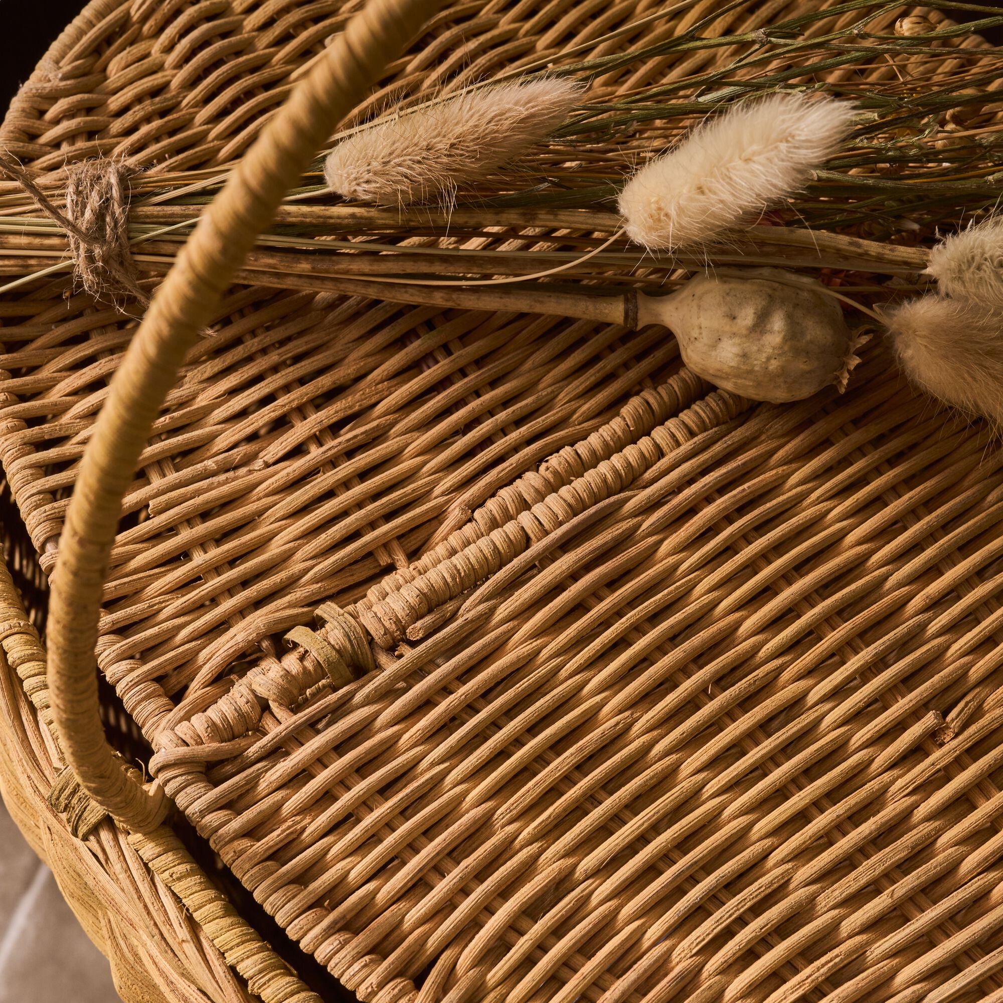 BARLIN - Panier pique-nique en rotin - naturel