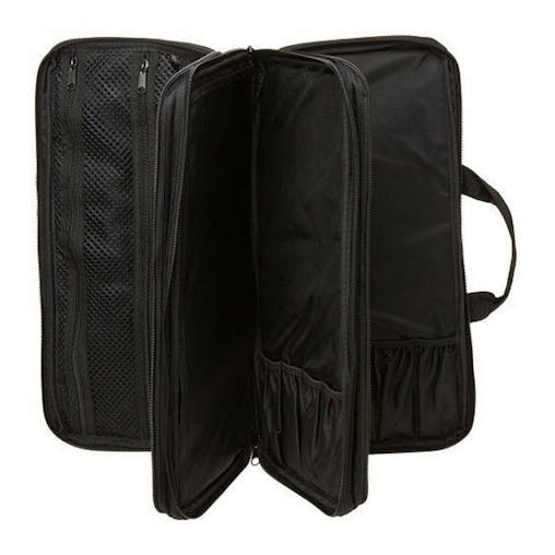 Cheftech Knife Chef Roll Bag Fits 18 Pieces With Handles | Black