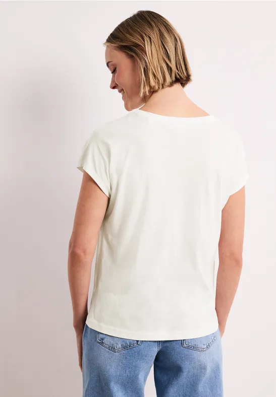 Dropped Shoulder Shirt mit Frontprint
