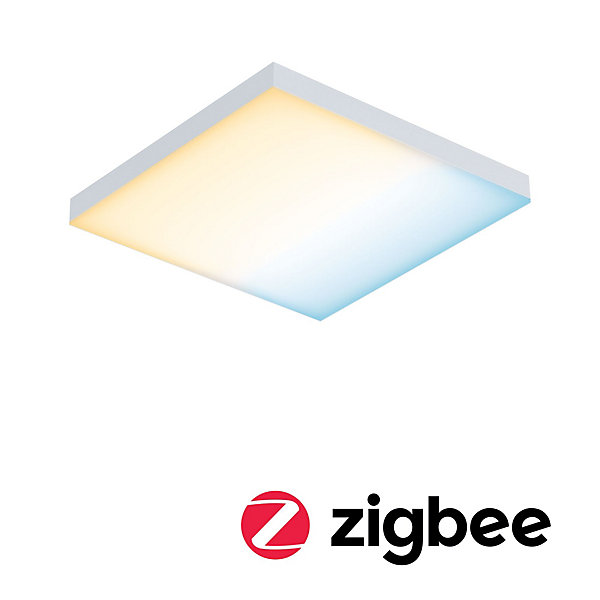 Panneau LED Smart Home Zigbee 3.0 Velora carré 225x225mm 8,5W 800lm Tunable White Blanc dépoli gradable