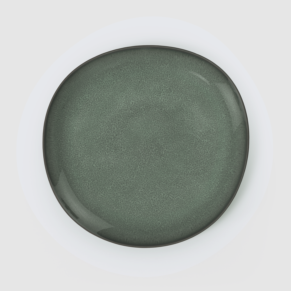 Lave Serving tray - Grey, 12.6'' x 12.6'', stoneware