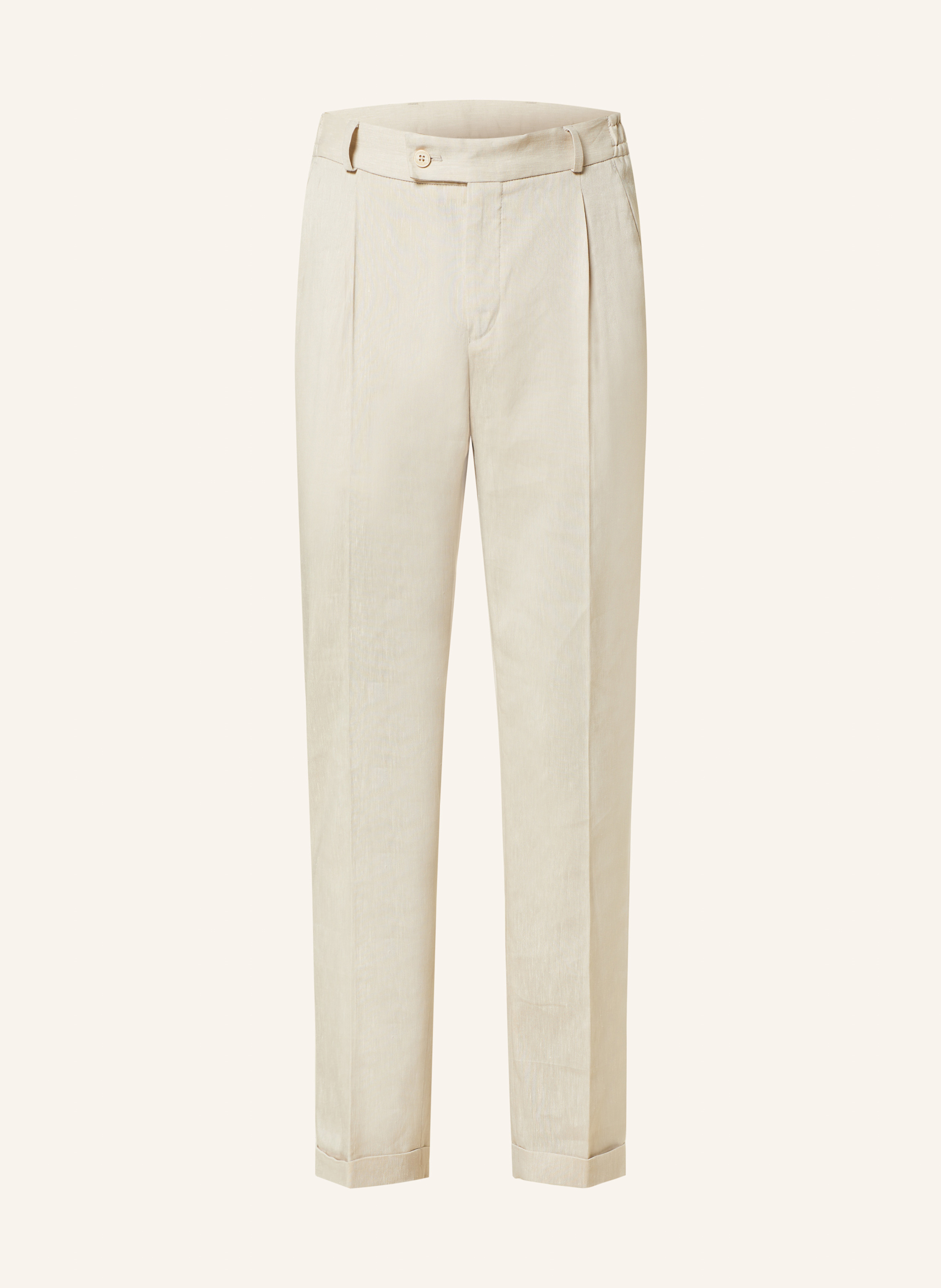 PAUL Anzughose Extra Slim Fit mit Leinen