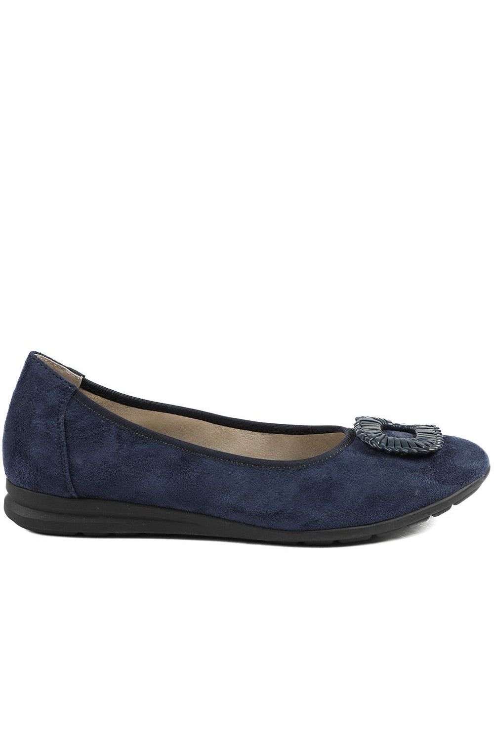 Pavers Jewel Detail Slip On Comfort Pumps