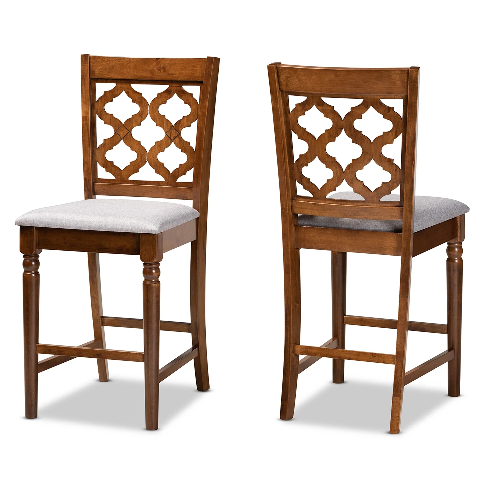 Ramiro Modern and Contemporary Transitional 2-PC Counter Stool Set