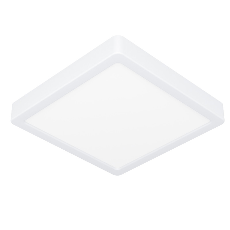 Plafonnier LED Fueva 5 blanc 21 x 21 cm blanc chaud 2000 lm 17 W EGLO